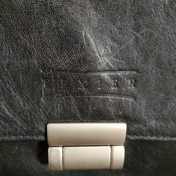 Texier Black Leather Backpack - Picture 2 of 10